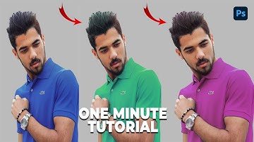 Make Any Shirt Any Color With This Easy Photoshop Hack