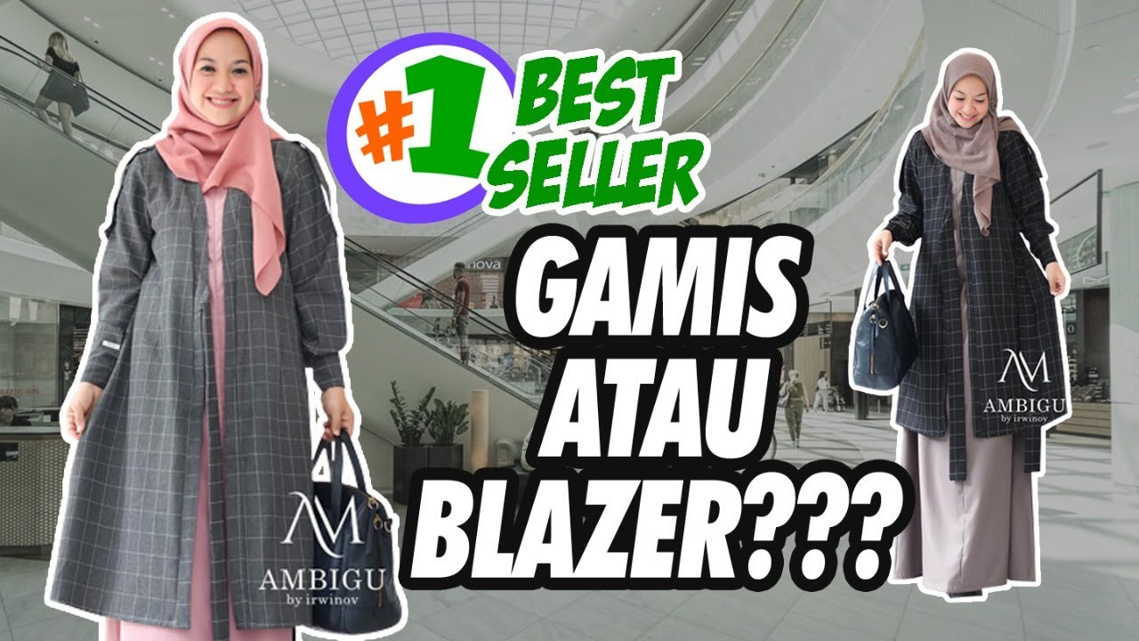 Gamis Best Seller 2021 | WA 082242150006 | Diyake Blazer Suit By Ambigu | Aliyah Wachid