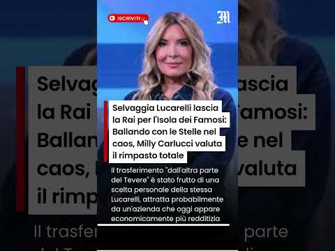 Video Selvaggia Lucarelli lascia la Rai per l'Isola dei Famosi: Ballando con le stelle nel caos