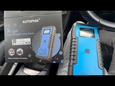 Autophix JSC 2100 super capacitor jump starter review