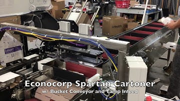 Econocorp Spartan Automatically Loading Yogurt Squeeze Pouches