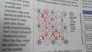More Evening Standard puzzles - Gogen 27/6/2019