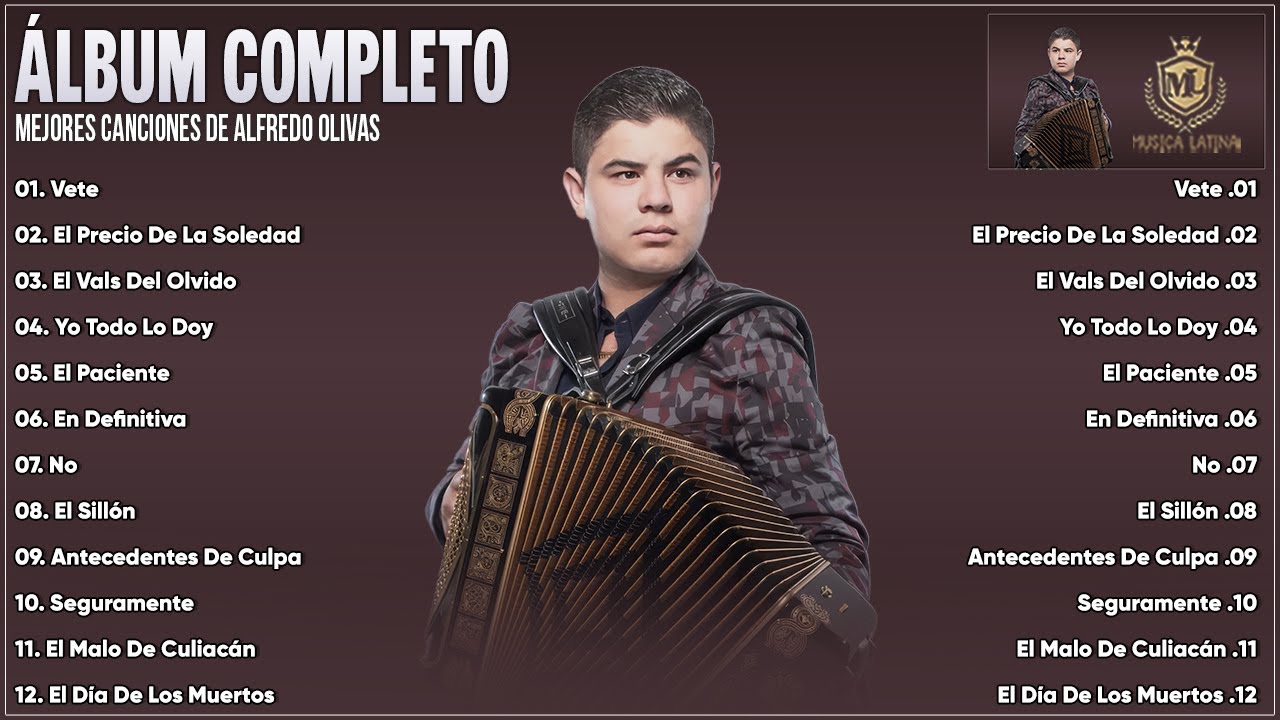 Alfredo Olivas Grandes Exitos Mix 2024 Lo Mejor Canciones de Alfredo