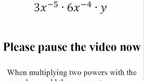 Multiplying Powers with the Same Base