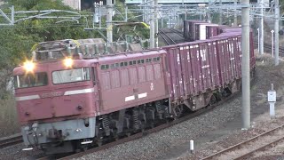 【JR貨物】８０５７レ ＥＦ８１-４０３ ＆ ４１５系８両編成