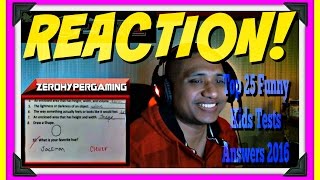 Top 25 Funny Kids Tests Answers 2016 Reaction 808 Hawaii