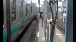 常磐快速線E231系 マト103編成 三河島駅発車