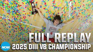 Southern Virginia vs. Springfield: 2025 DIII men's volleyball championship | FULL REPLAY
