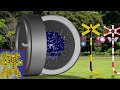 異次元トンネルからどしどし出現するおかしな踏切 /4K railroad crossings EVAあり