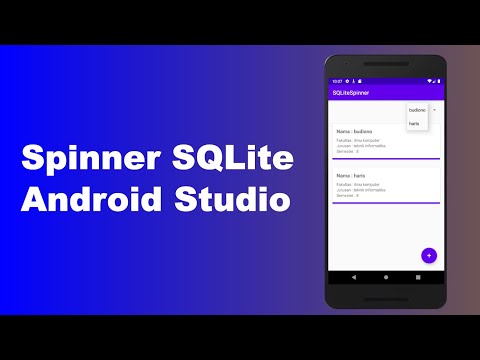 Spinner SQLite Android Studio