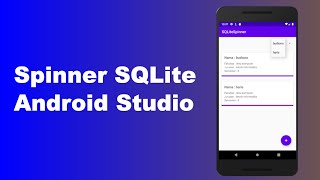 Spinner SQLite Android Studio