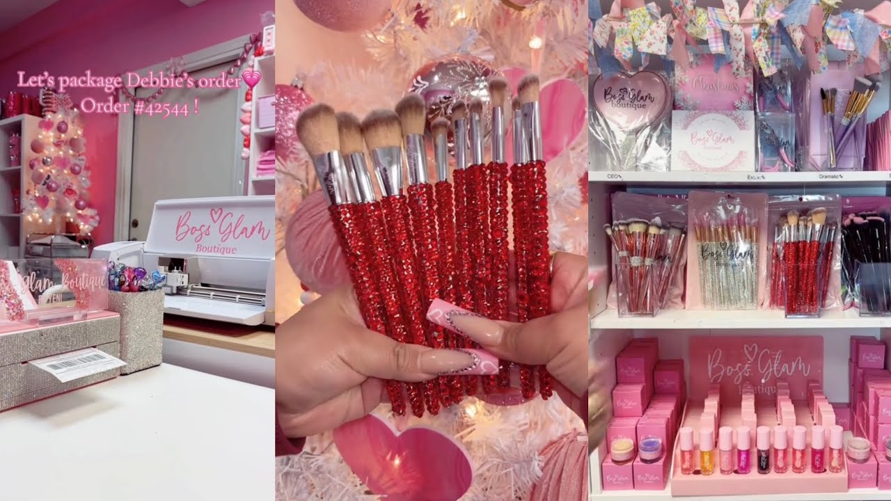 Embalando produtos Aesthetic Asmr 