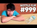 Faire 1000 Bottle Flips d'Affilés