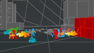 first battles.  stickman legacy of neon warriors. screenshot 2