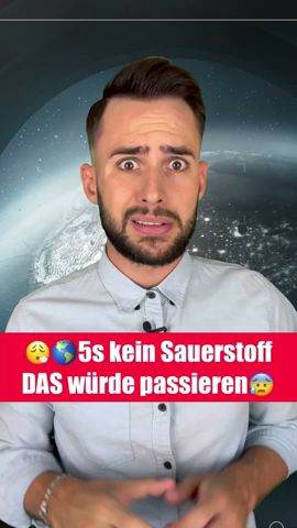 5s KEIN Sauerstoff - DAS passiert🌎🤯 #shorts | wissensbert