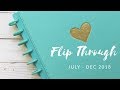 BIG Happy Planner  Flipthrough // July - December 2018