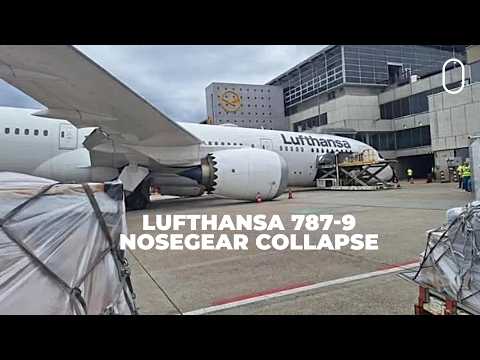 Staff Injured: Lufthansa Boeing 787 Nose Gear Collapses Before Los Angeles Flight