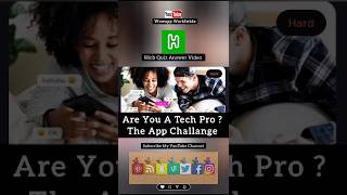 Technology Quiz | Are You A Tech Pro? The App Challenge | The Ultimate App Challenge Test