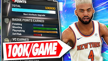NBA 2K21 Tips: How To Get 99 OVERALL in MyCareer - 100K PER GAME - HOW TO MAX ALL BADGES FAST GLITCH