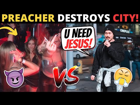 BOLD PREACHER WARNS CITY TO REPENT! (We Are In End Days...)