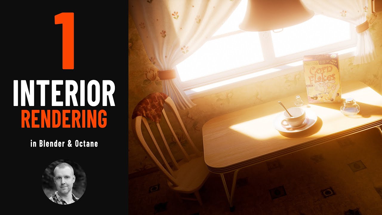 Рендеринг интерьера в Blender и Octane (Урок 1)