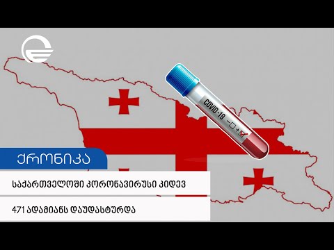საქართველოში კორონავირუსი კიდევ 471 ადამიანს დაუდასტურდა, 278 პაციენტი კი გამოჯანმრთელდა