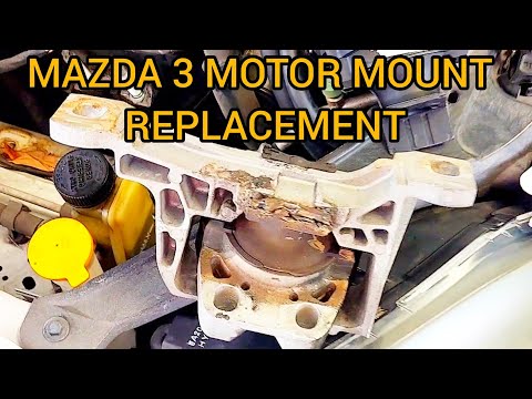 how to install Passenger side motor mount in 2005 mazda 3 diy