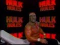 Hulk Hogan Arco Arena Stretcher Match Promo 1-05-1991