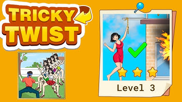 Tricky twist puzzle level 3 solution walkthrough