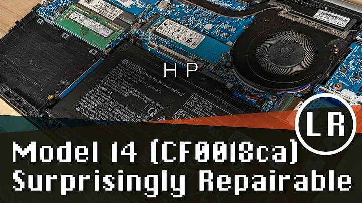 HP Model 14 (CF0018ca): Suprisingly Repairable