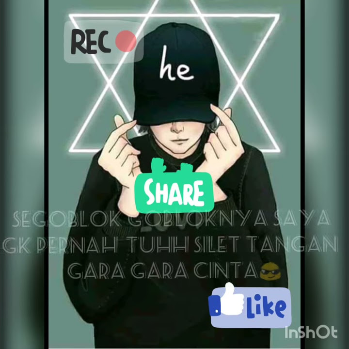 Story' saver 'segoblok gobloknya saya ,,saya gk pernah silet silet tangan gara gara cinta'