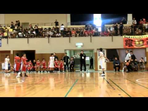 20121124島尻地区冬季大会（知念小）（１Q）【北丘小男子ミニバスケ】