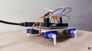 How to make simple Arduino Walking Robot using Servo Motor in 2 Minutes!