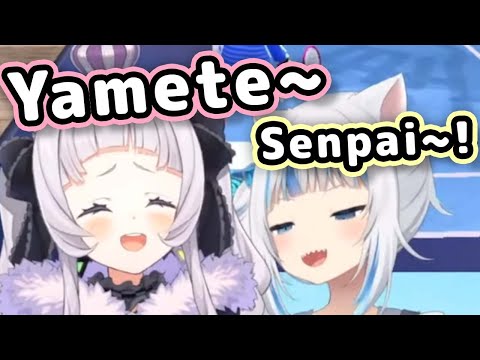 Shion Can T Handle Gura S Cute Japanese Hololive