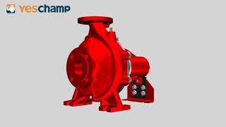 PSF Series End Suction Bare Shaft Fire Pump