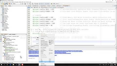 Blinking led with MPLAB XC8
