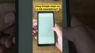 How practical to use maps on e-ink phones? Hisense A9 #ereader #eink #hisense