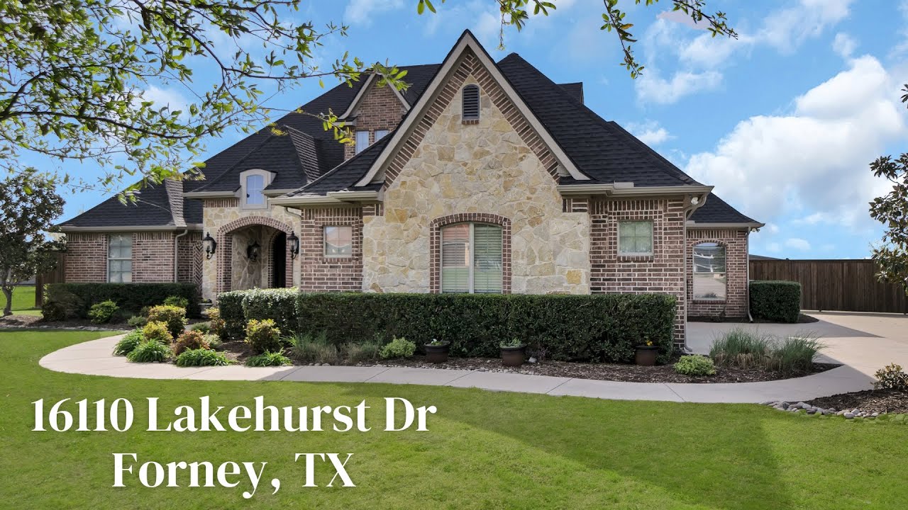 16110 Lakehurst Dr Forney, TX YouTube