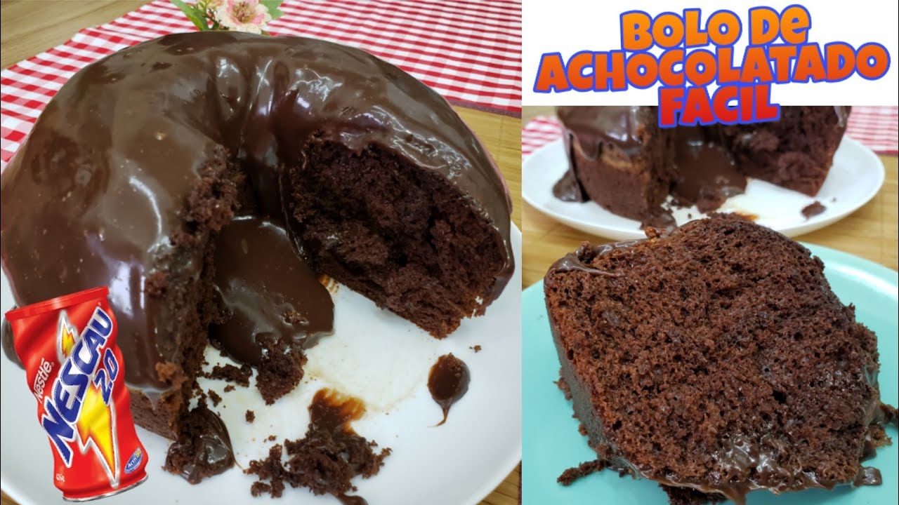 Bolo De Chocolate Com Nescau Na Batedeira BOLO DE NESCAU??????//FÁCIL SEM ERRO. - YouTube