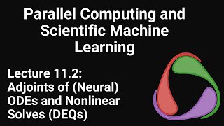 Differentiable Programming Part 2: Adjoint Derivation for (Neural) ODEs and Nonlinear Solve