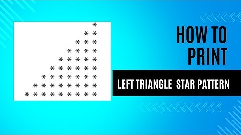 Learn to Code a Left triangle Star Pattern in Java - Step-by-Step Tutorial