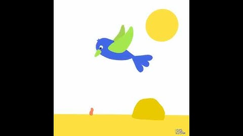 Early bird gets the worm?🐦🪱 #art #animation #procreate #birds #illustration #100daysdrawingchallenge