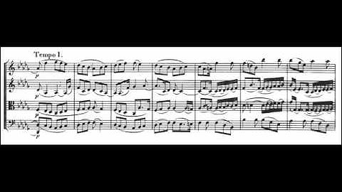 Beethoven - quartetto op. 135 - Lento assai (score)