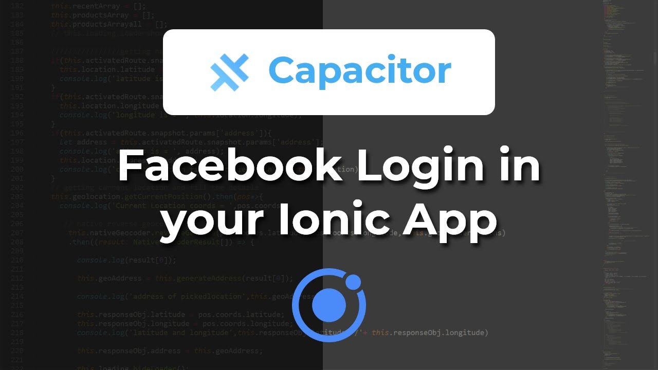 How to embed Facebook Login with Capacitor in Ionic Apps - YouTube