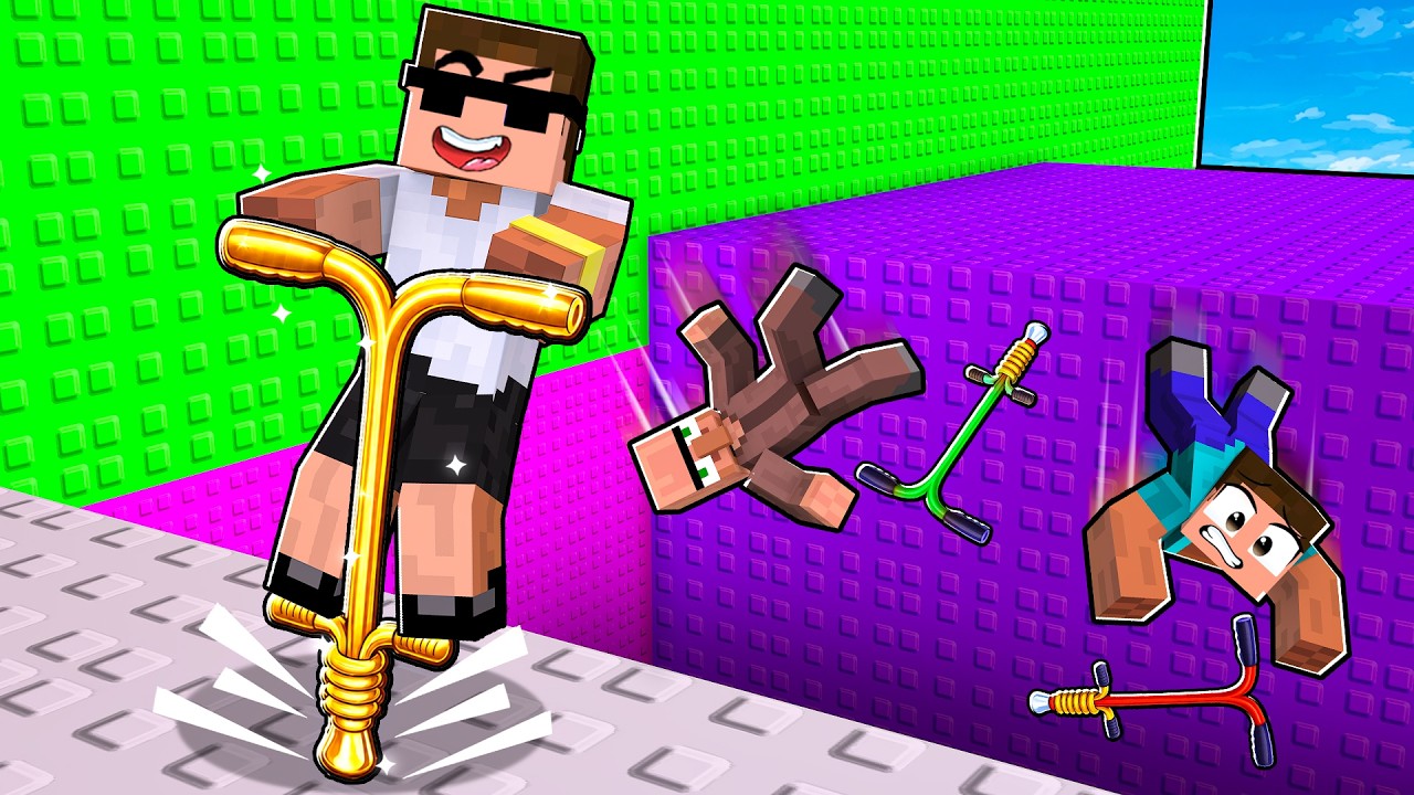 I PRETENDED To Be a NOOB Then Used OP POGO STICK in Roblox!