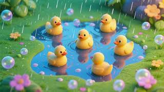 Fünf kleine Enten und der sanfte Seifenblasenregen | Ruhiges Kinderlied | Babylieder screenshot 5