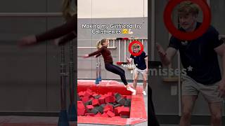 Girlfriend Tries Calisthenics Hard