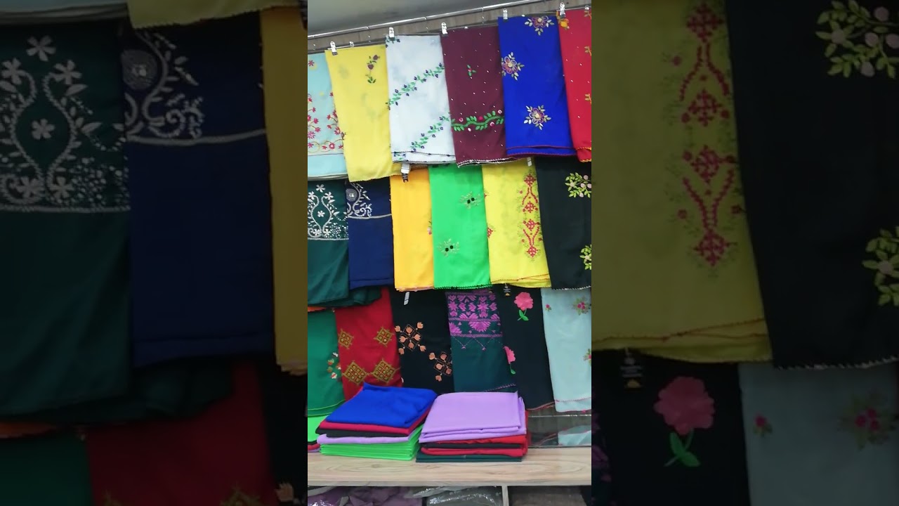 hand made beautiful colours shawls design #