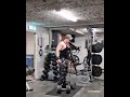 Massive Back Pump - strict row with 2x45kg dumbbells 8 reps for 6 sets