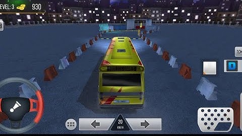 Modern Bus Simulator Game Easy Parking Level 3 